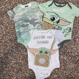 Star Wars Grogu oneies